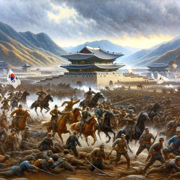 Sino-Japanese War,Korea 1894,East Asian Conflict,Joseon Dynasty,First Sino-Japanese War