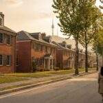 [eng]seconds 사용자설정 Gem Here are the four high-quality images generated based on the prompts I recommended, complete with optimized English SEO metadata. 1. The "Click-Magnet" Hero Image This is the main feature shot. It's designed to be aspirational and capture the unique "American vibe" in the heart of Seoul during the best lighting conditions. Title: Golden Hour at Yongsan Park's "American Street" Photo Spot. Alt Text: Golden hour view of the red brick houses at Yongsan Park Partial Open Site (formerly US Army base) in Seoul, with a tourist walking down the tree-lined street and N Seoul Tower in the distance.