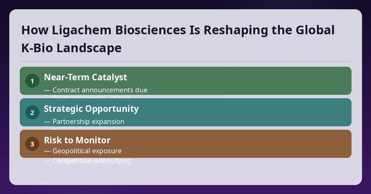 How Ligachem Biosciences Is Reshaping the Global K-Bio Landscape 3 South Korea's k-bio industry: the broader context surrounding biotech