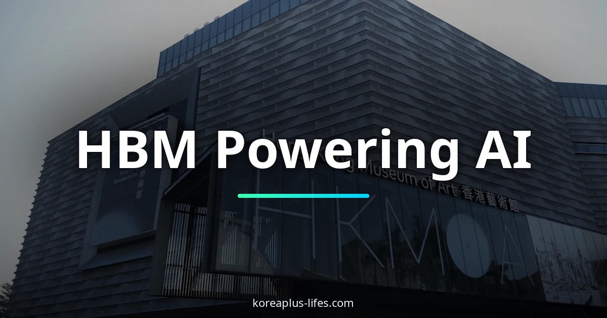 Visual representation of hbm and Korea's role in the global k-semiconductor industry