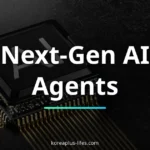 Visual representation of ai agents and Korea's role in the global k-ai & cloud industry