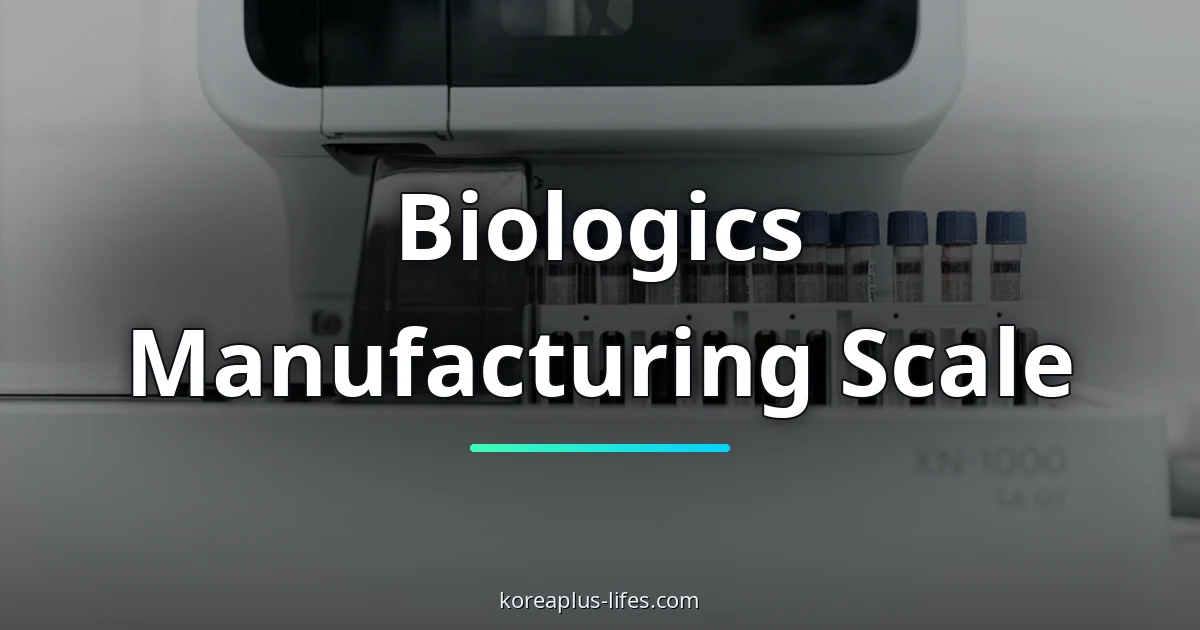 Why Global Biologics Breakthroughs Quietly Rely on Korean Manufacturing Speed 1 Visual representation of biologics and Korea's role in the global k-ai & cloud industry