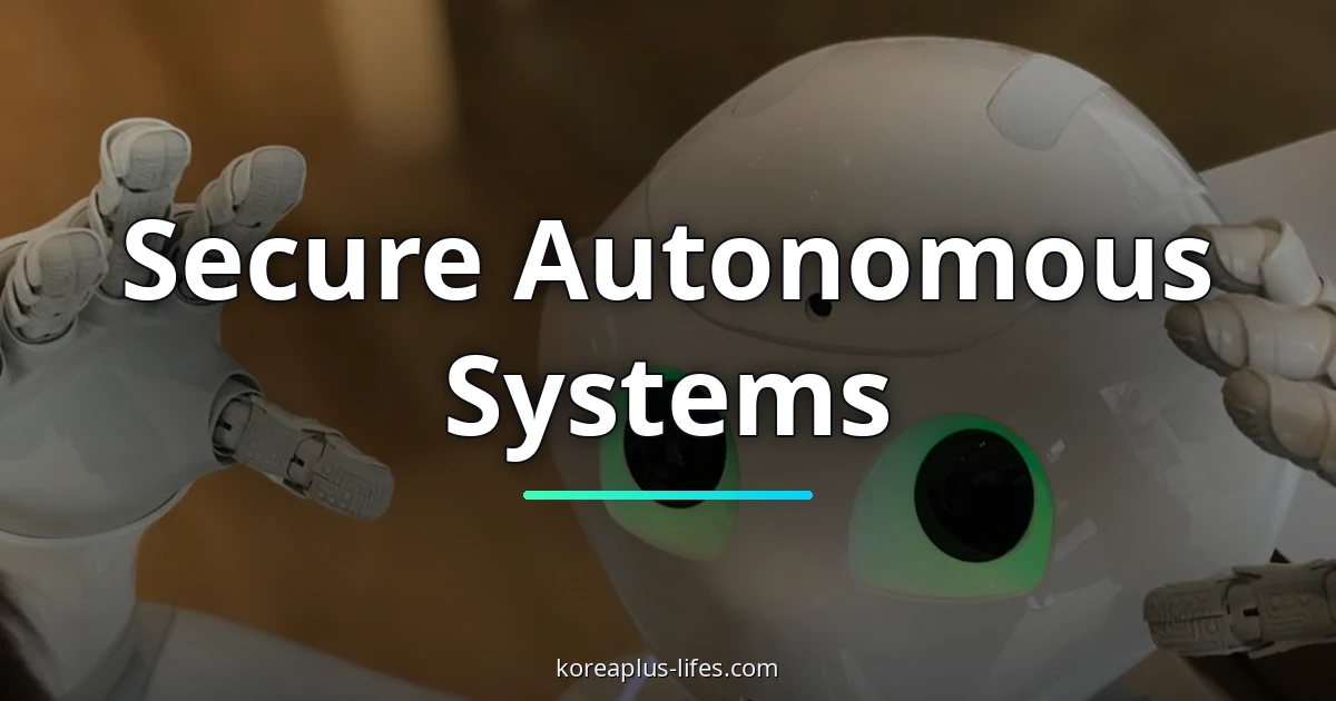 Visual representation of defense robotics and Korea's role in the global k-defense industry