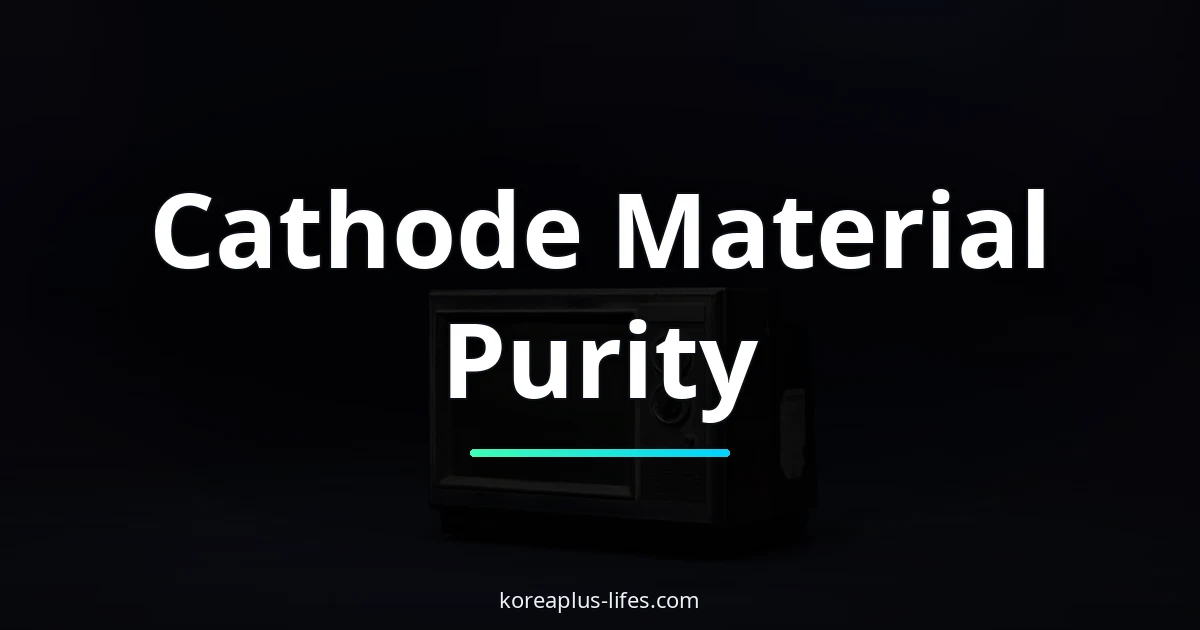 Visual representation of cathode and Korea's role in the global k-battery & mobility industry