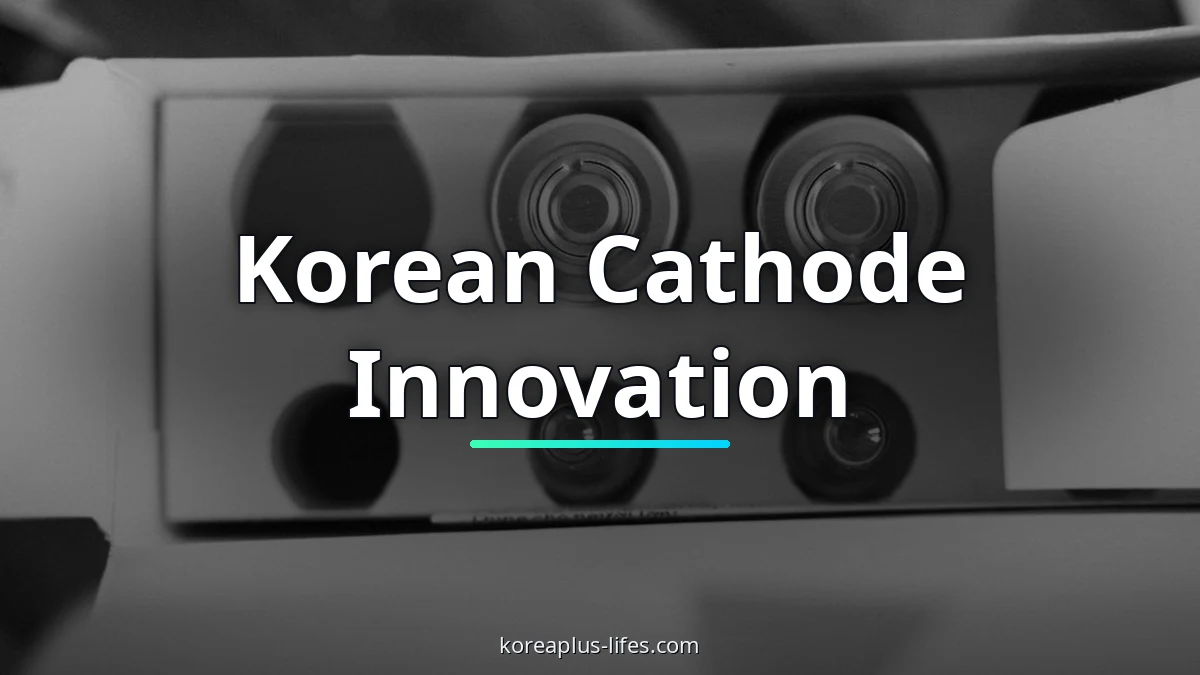 Why the Global Push for Next-Gen Grid Batteries Quietly Leads Back to Korean Material Science 2 Close-up look at battery innovation in South Korea from an industry perspective