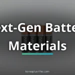 Visual representation of battery and Korea's role in the global k-battery & mobility industry