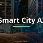 Visual representation of smart city ai and Korea's role in the global k-ai & cloud industry