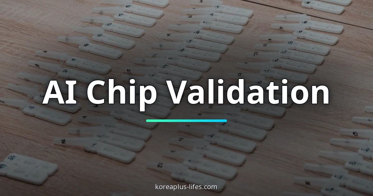 AI Chip Reliability vs Korea's Hidden Testing: Who Guarantees Performance? 1 Visual representation of ai testing and Korea's role in the global k-semiconductor industry
