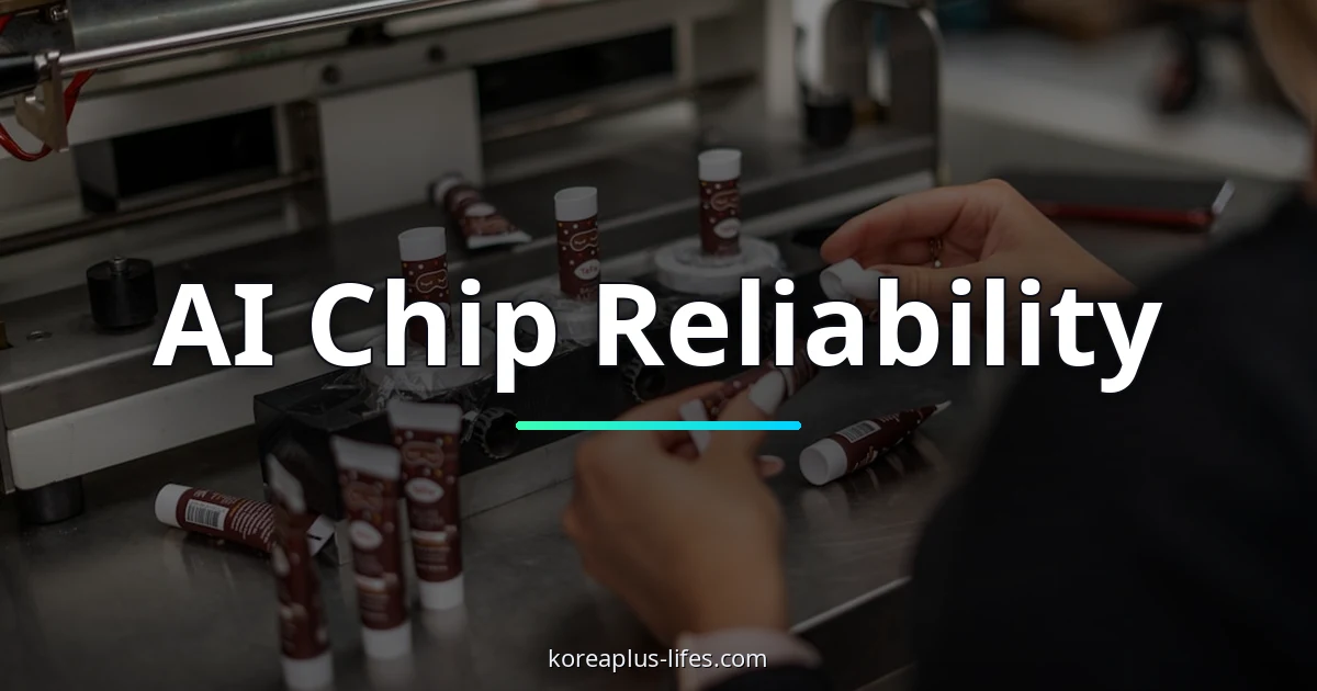 Visual representation of hbm testing and Korea's role in the global k-semiconductor industry