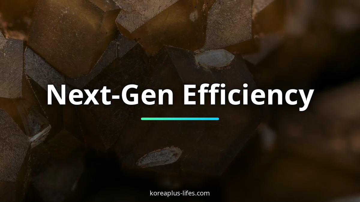 Why the Global Race for Next-Gen Solar Silently Relies on Korean Perovskite Innovations 3 South Korea's k-battery & mobility industry: the broader context surrounding perovskite