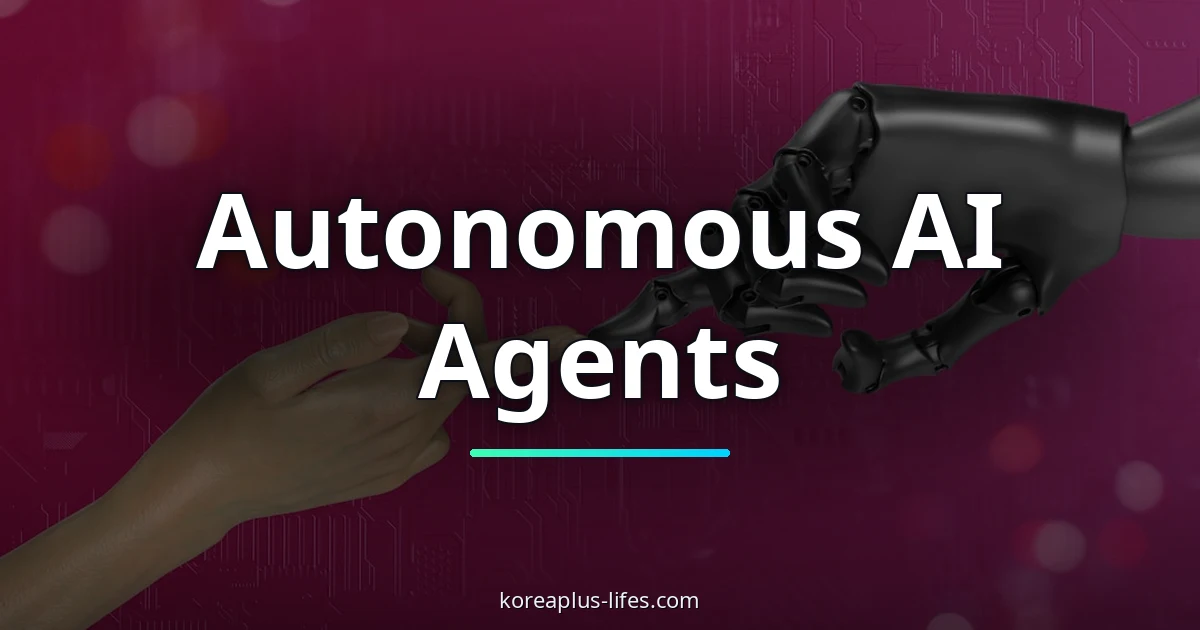 The Quest for Reliable AI Agents — and Korea's Unseen Advantage 1 Visual representation of ai agents and Korea's role in the global k-defense industry