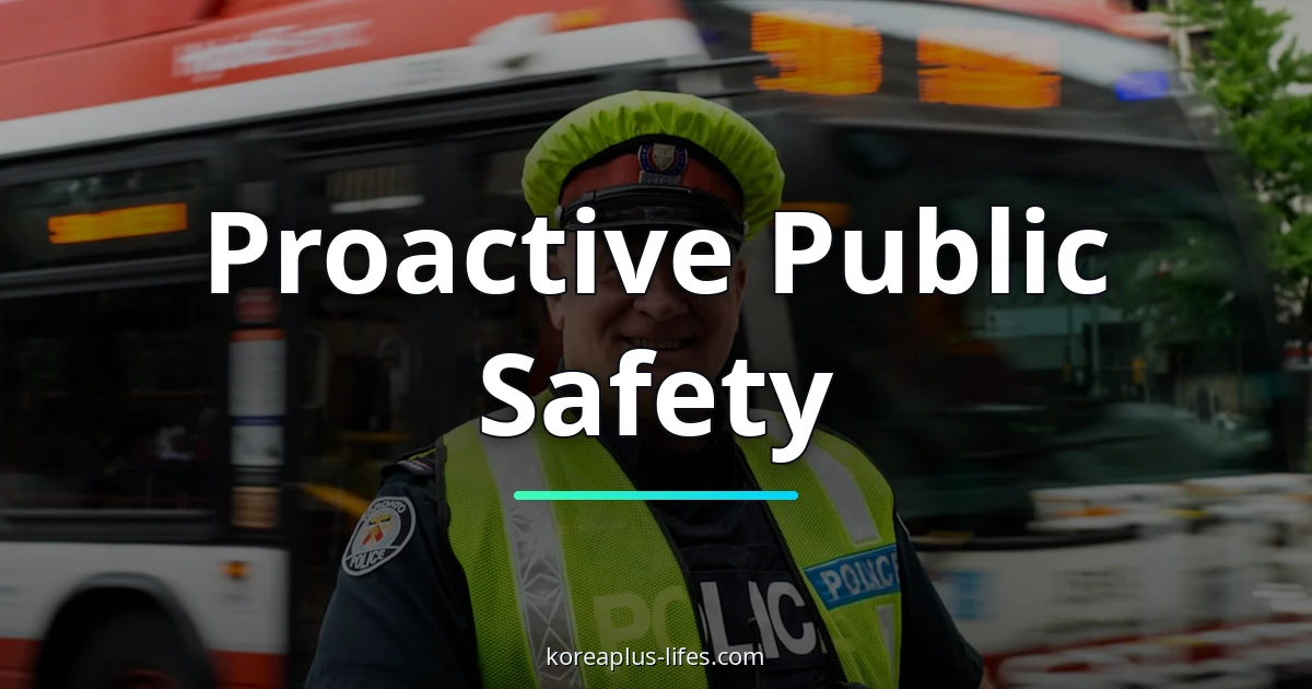 Visual representation of public safety and Korea's role in the global k-ai & cloud industry