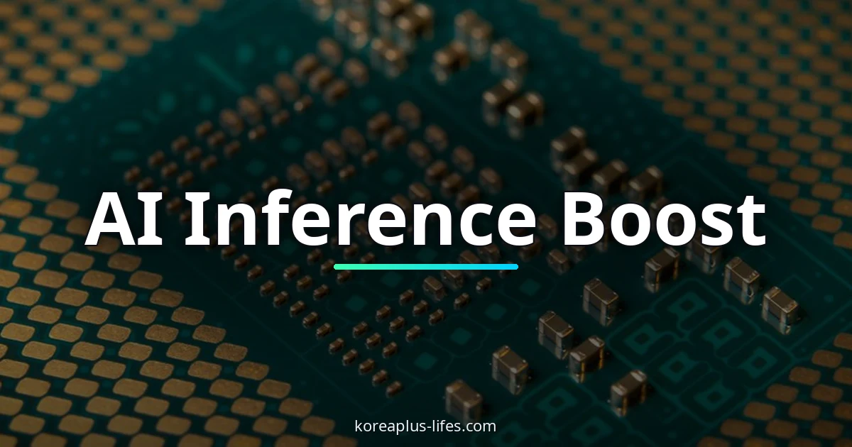 Visual representation of ai chip and Korea's role in the global k-ai & cloud industry
