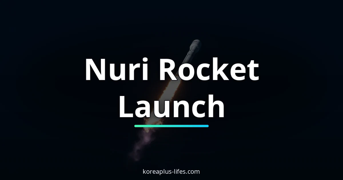 Visual representation of space launch and Korea's role in the global k-defense industry