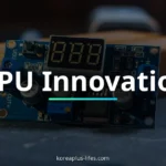 Visual representation of ai chip and Korea's role in the global k-ai & cloud industry