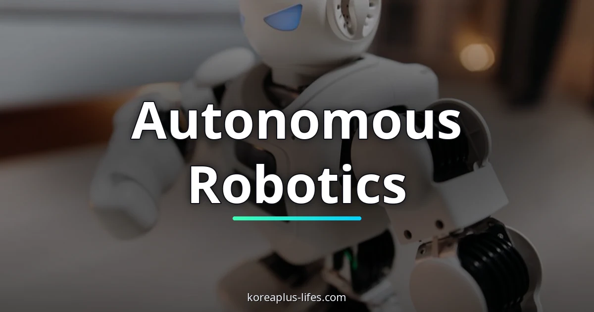 Visual representation of robotics and Korea's role in the global k-defense industry