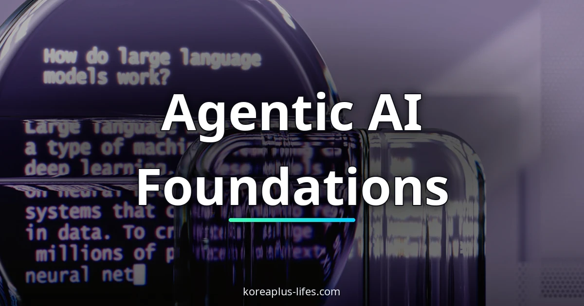 Visual representation of agentic ai and Korea's role in the global k-ai & cloud industry