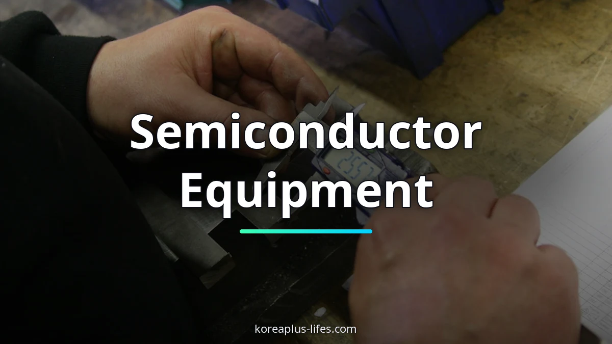 Advanced AI Performance vs Korea's Equipment Makers: Who Delivers Chip Precision? 2 Close-up look at precision innovation in South Korea from an industry perspective