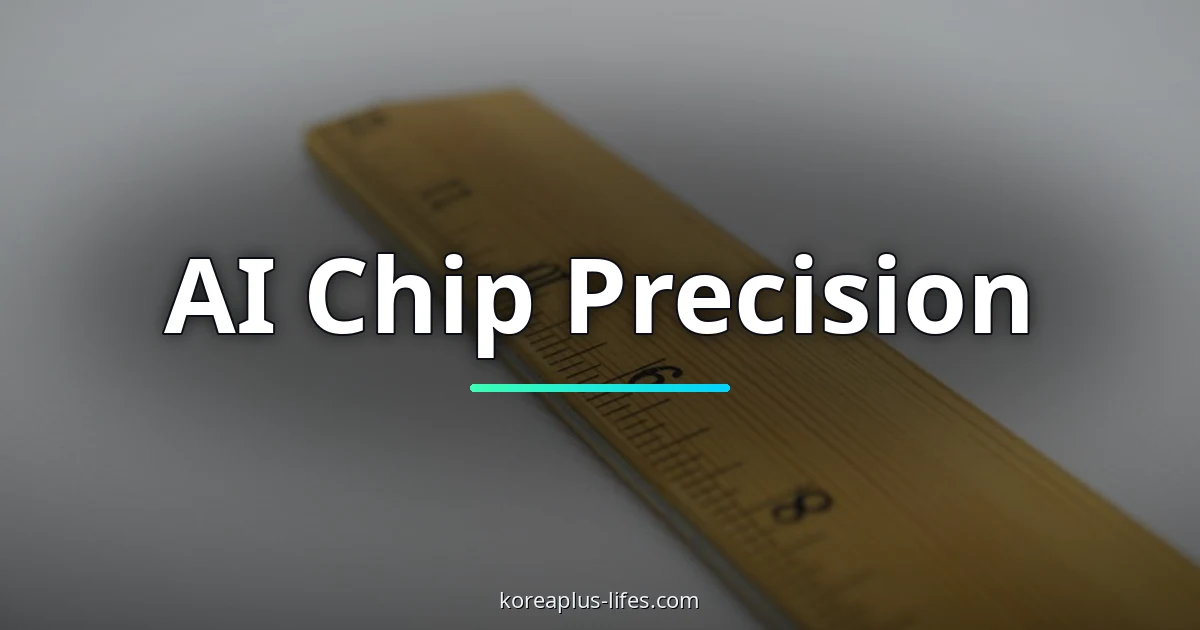 Advanced AI Performance vs Korea's Equipment Makers: Who Delivers Chip Precision? 1 Visual representation of precision and Korea's role in the global k-semiconductor industry