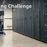 Visual representation of liquid cooling data center and Korea's role in the global k-ai & cloud industry